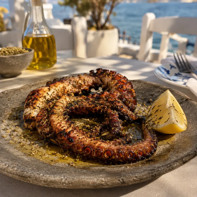 Oktopus vom Grill
